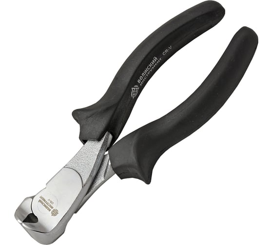 Изображение товара Торцовые кусачки Волжский Инструмент 160 мм, CrV сталь, хромированные 3601011