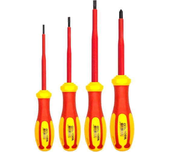Изображение товара Набор отвёрток Ceta Form диэлектрических 1000V 4 предмета, G99-401