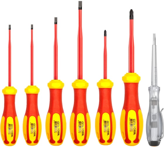 Изображение товара Набор отвёрток Ceta Form диэлектрических 1000V 7 предметов, G99-701S