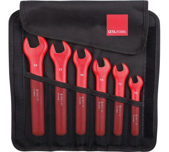 Изображение товара Набор ключей Ceta Form рожковых диэлектрических 1000V 6 предметов, GB09-R06