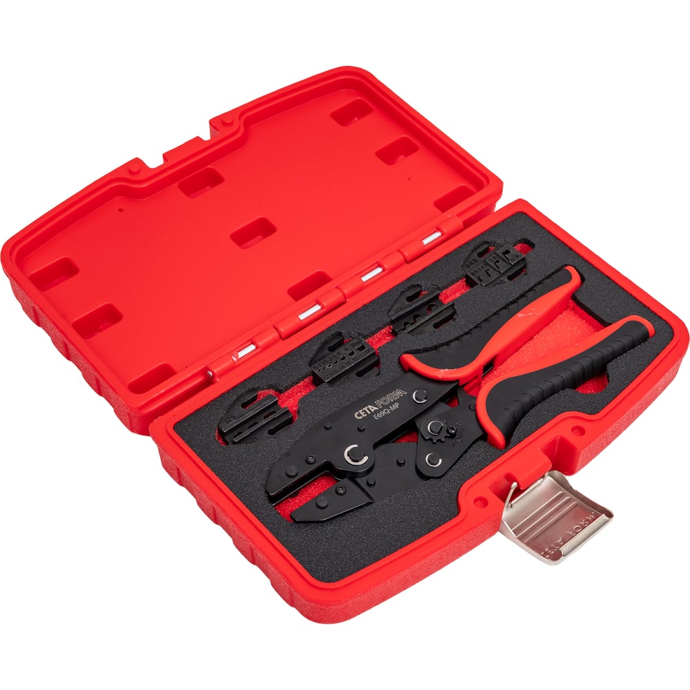 Изображение товара Обжимные пресс-клещи Ceta Form E69Q-P04 с насадками в кейсе