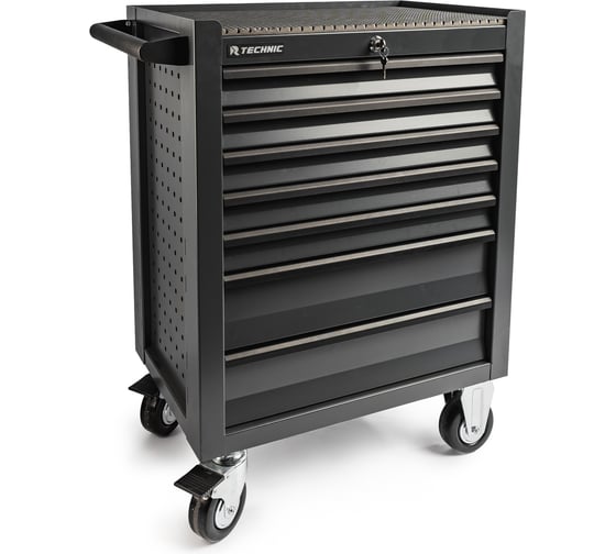 Изображение товара Тележка инструментальная Runtec 7 полочная Standart серая TECHNIC RTSTD-7T