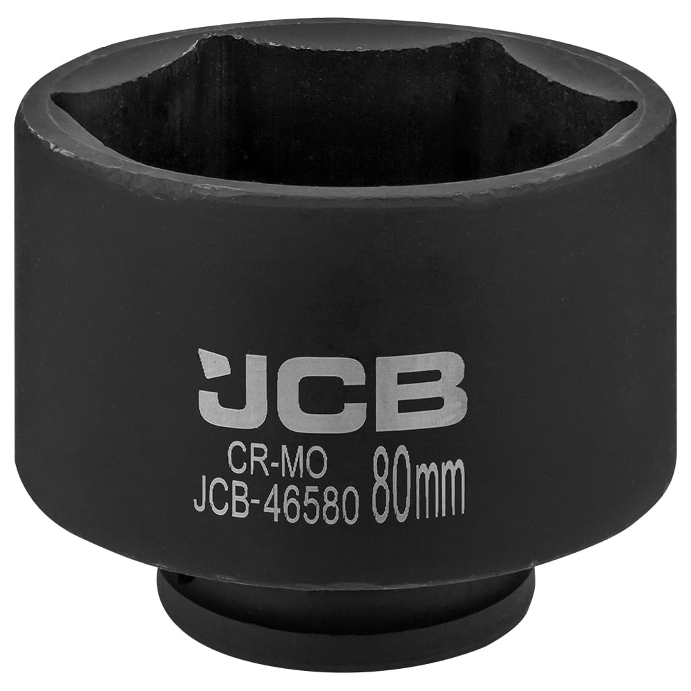 Изображение товара Головка ударная 6-гранная JCB 80 мм, 3/4''DR JCB-46580(61692)