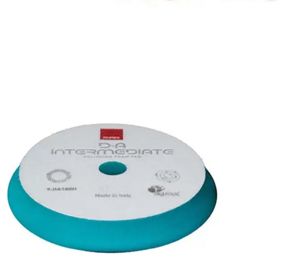 Изображение товара Поролоновый полировальный диск Rupes 130/150 мм, средней жесткости, универсальный, липучка (Velcro), голубой 9.DA150B