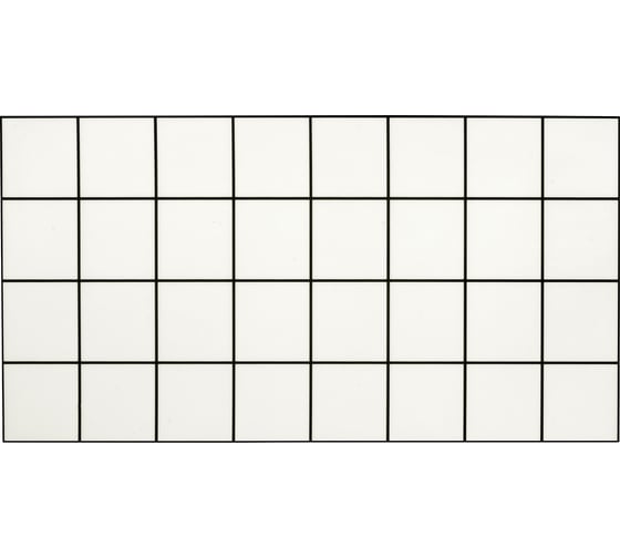 Изображение товара Самоклеящаяся ПВХ плитка LAKO (белая плитка; 17 шт.; 3.06 кв.м) LKD-PH005