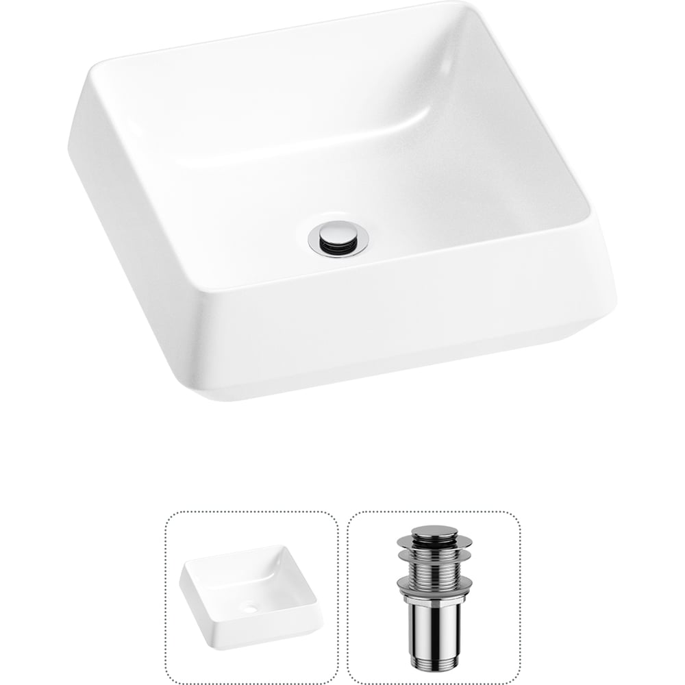 Изображение товара Комплект 2 в 1 Lavinia Boho Bathroom Sink накладная раковина 38x38 см