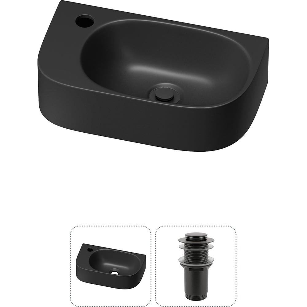 Изображение товара Комплект 2 в 1 Lavinia Boho Bathroom Sink накладная/подвесная раковина 40x22 см, состоит 20216346R Изображение товара Комплект 2 в 1 Lavinia Boho Bathroom Sink накладная/подвесная раковина 40x22 см, состоит 20216346R