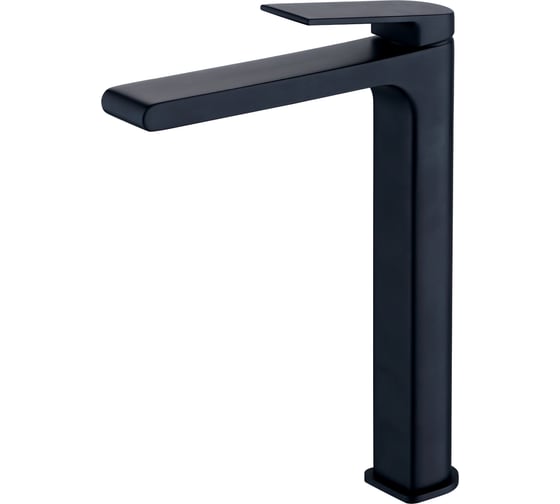 Изображение товара Смеситель для накладной раковины однорычажный высокий ORANGE Gauss M30-121b черный X848018462