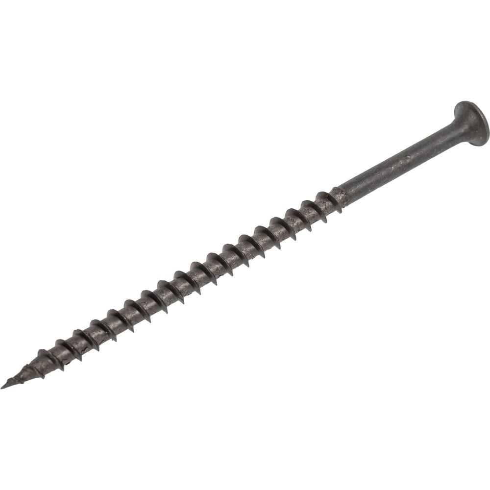 Изображение товара Саморез ЦММ гипс/дерево 4,8x95 мм крупная резьба фосфатированный черный 1 кг