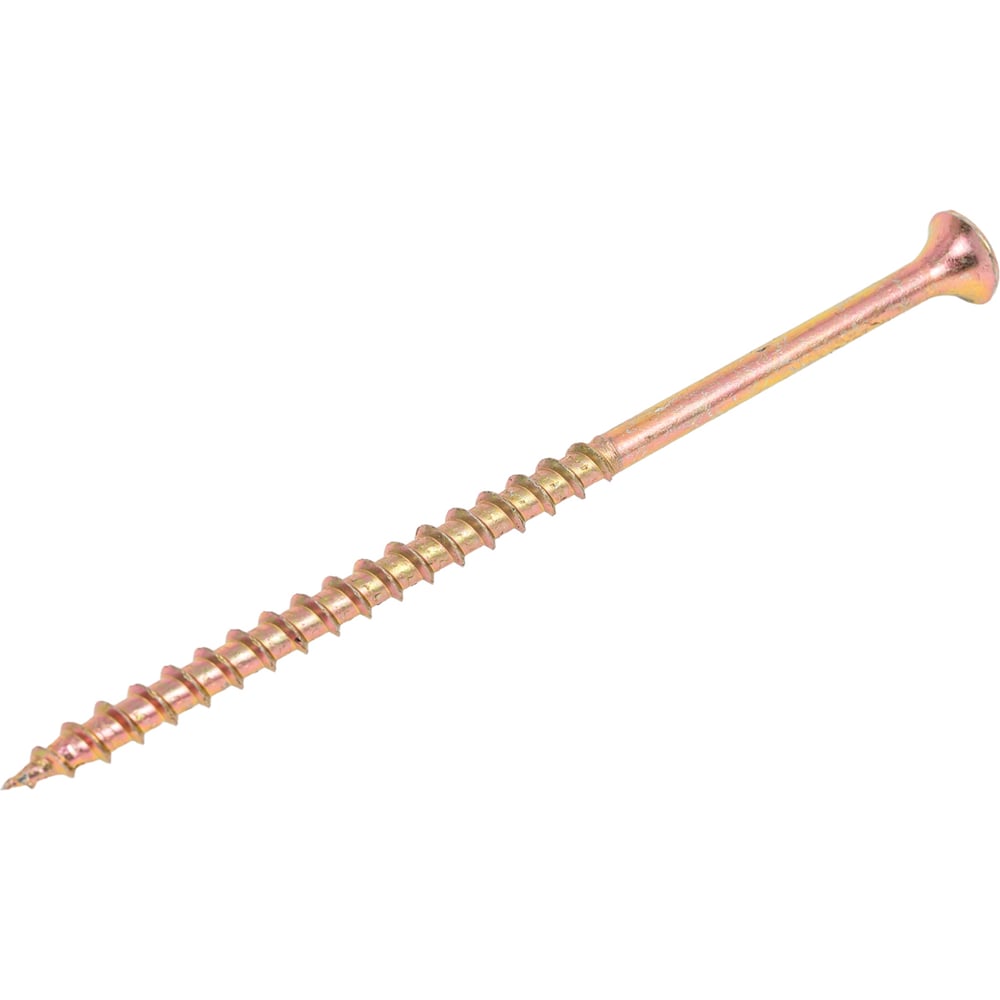 Изображение товара Саморез по дереву ЦММ желтый цинк 4,2x90 мм 155 шт. надежное крепление