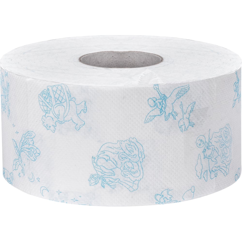 Изображение товара Туалетная бумага MERIDA ПРЕМИУМ 2 слоя, 12 рулонов по 170 м белая с рисунком