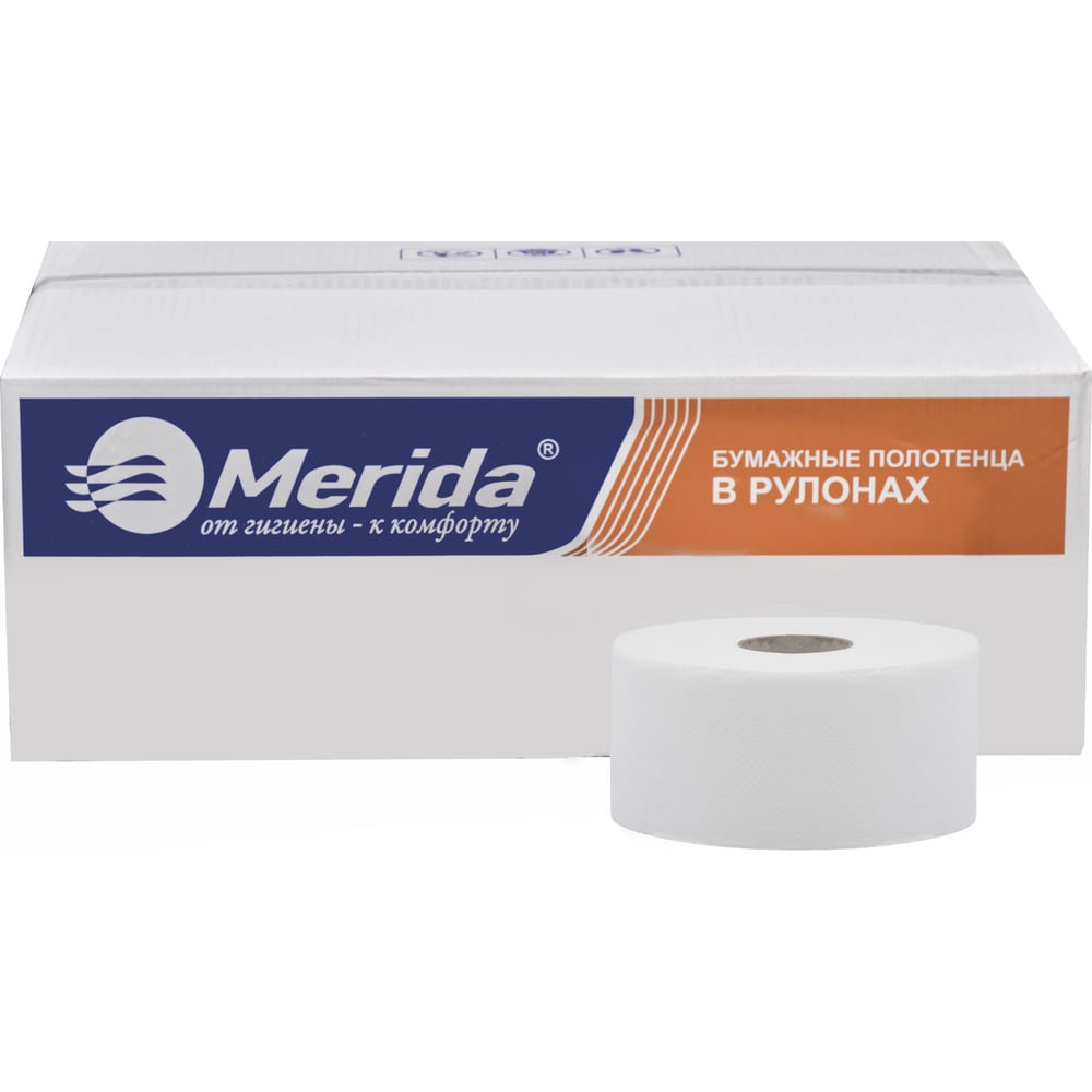 Изображение товара Туалетная бумага MERIDA ПРЕМИУМ 3 слоя 12 рулонов по 120 м белая