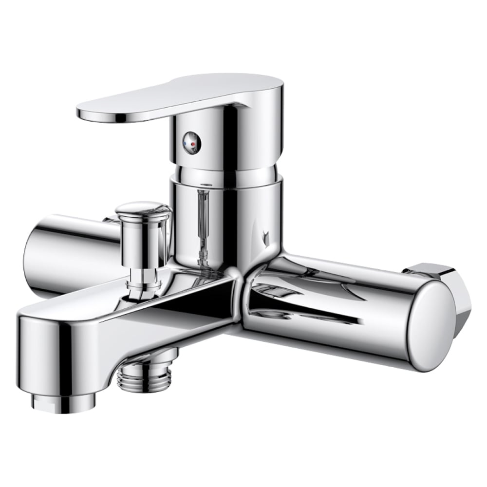 Изображение товара Однорычажный смеситель для ванны и душа OneLife P07-100cr хром