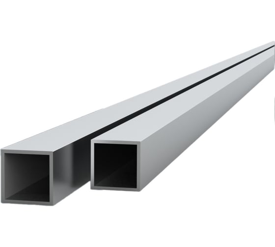 Изображение товара Труба квадратная алюминиевая ДИАЛ 3000x25x25x1,5 мм, 2 штуки в комплекте 4687206761063