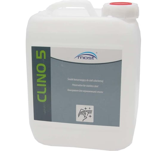 Изображение товара Жидкость консерватор для нержавеющей стали MOST CLINO 5 INOX 5л. 8422706501