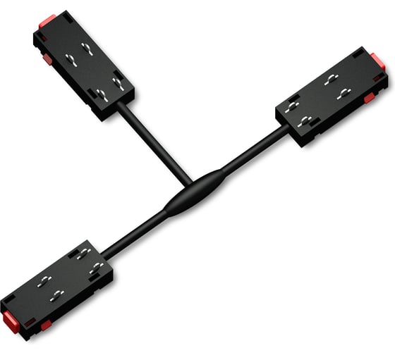 Изображение товара Коннектор Ambrella Light питания T-образный для шинопровода Magnetic 220V GL1114
