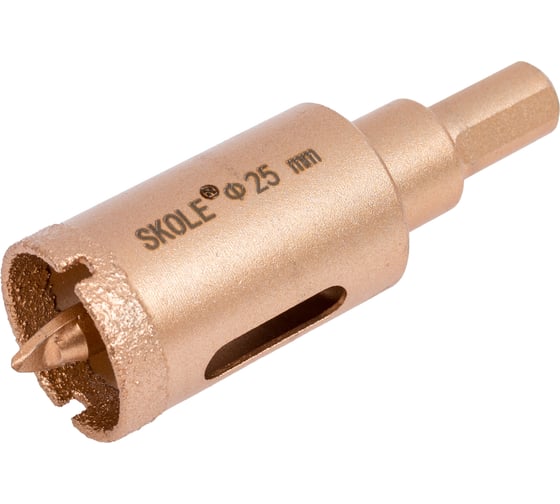 Изображение товара Коронка алмазная по керамограниту SKOLE 25мм K6 025077