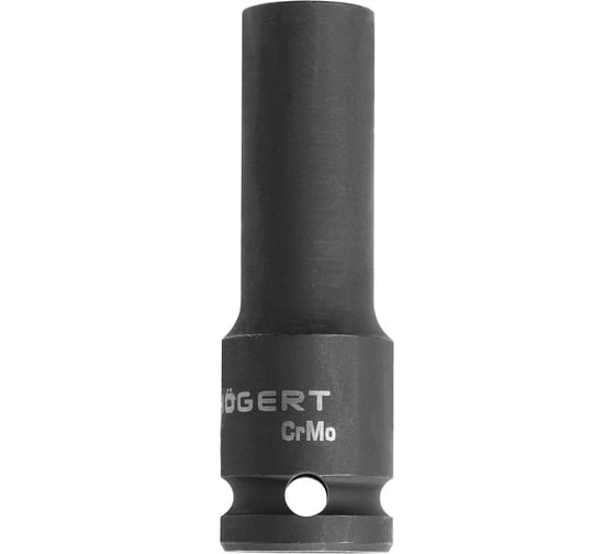 Изображение товара Головка торцевая ударная глубокая шестигранная (10 мм; 1/2DR; DIN 3121; CrMo) HOEGERT TECHNIK HT4R010