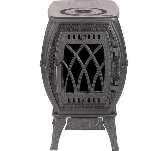 Изображение товара Печь-камин отопительно-варочная PROMETALL БАХТА цвет черный p0008