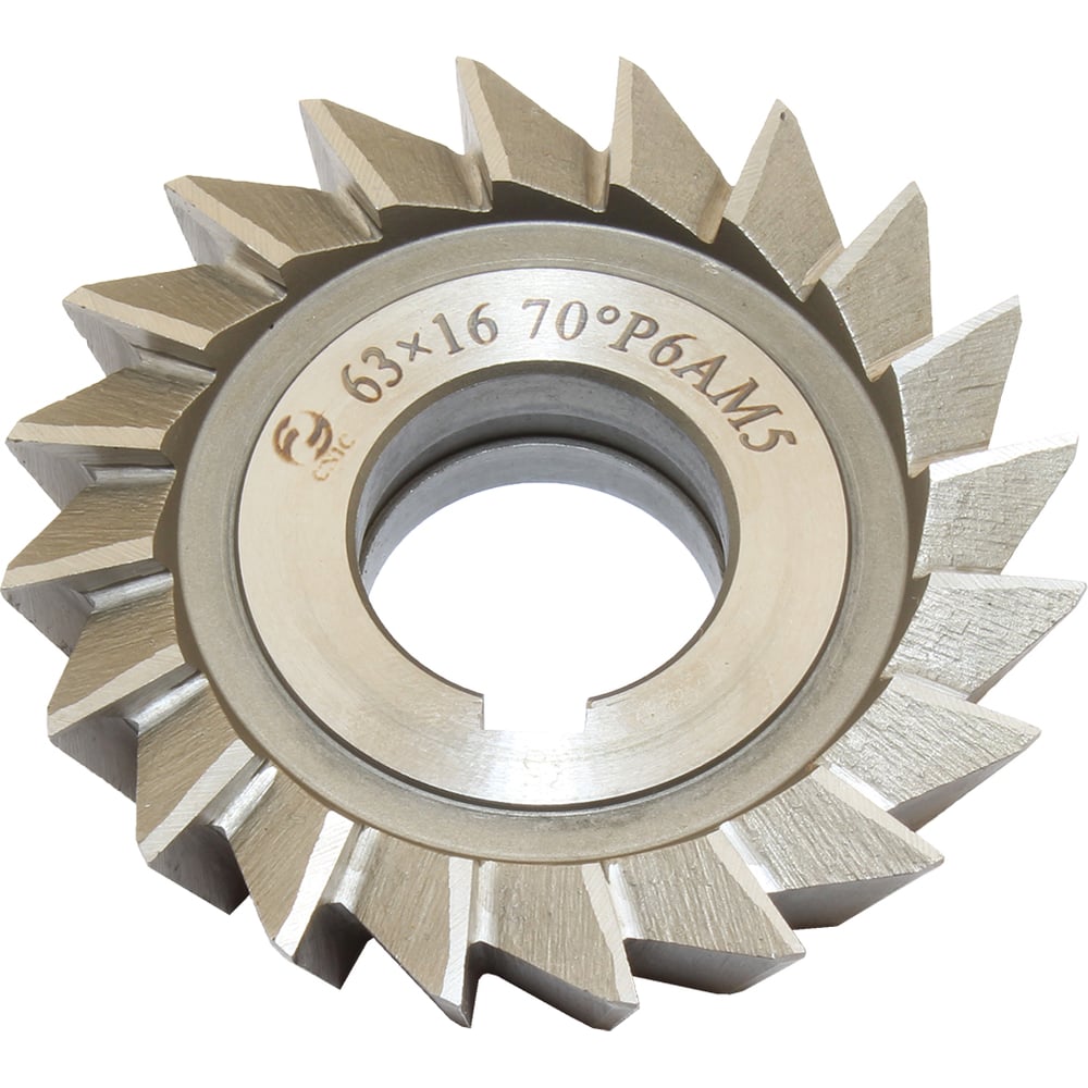 Изображение товара Фреза одноугловая CNIC 63х16х22мм 70° Р6АМ5 Z=20 для обработки металлов