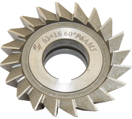 Изображение товара Фреза Одноугловая CNIC 63х16х22мм 60° Р6АМ5 Z=20 40692