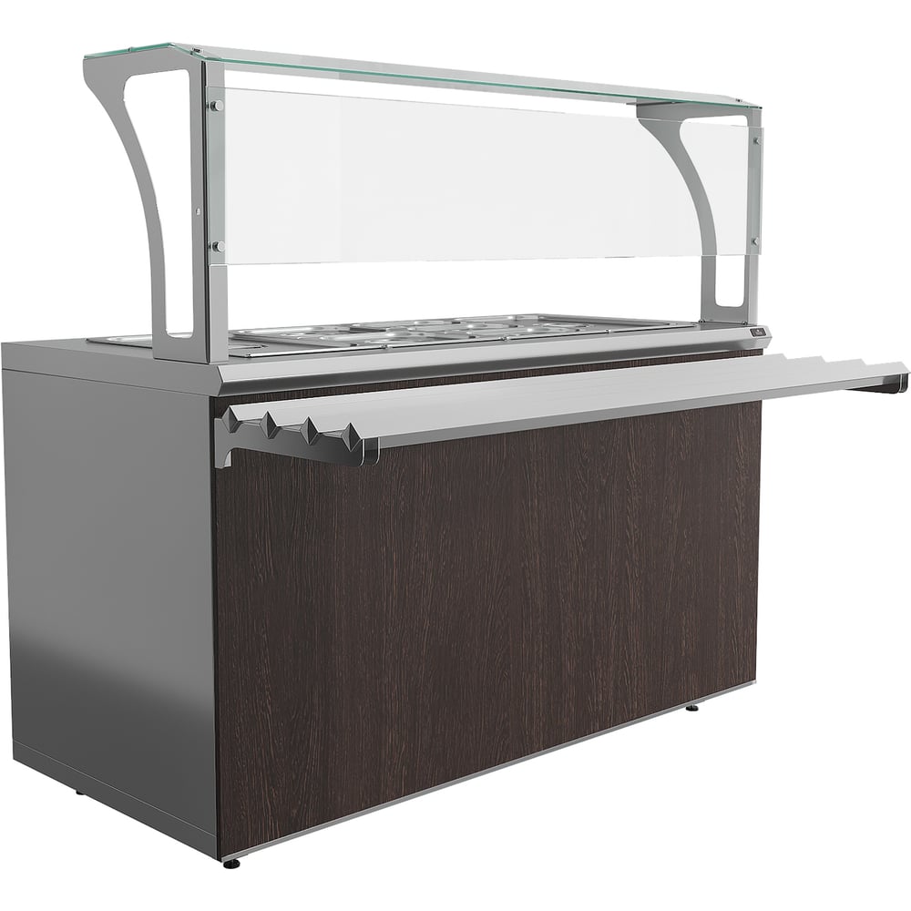 Изображение товара Мармит для вторых блюд Luxstahl МВП (С)-1500 Premium из нержавеющей стали 15 л электромеханика