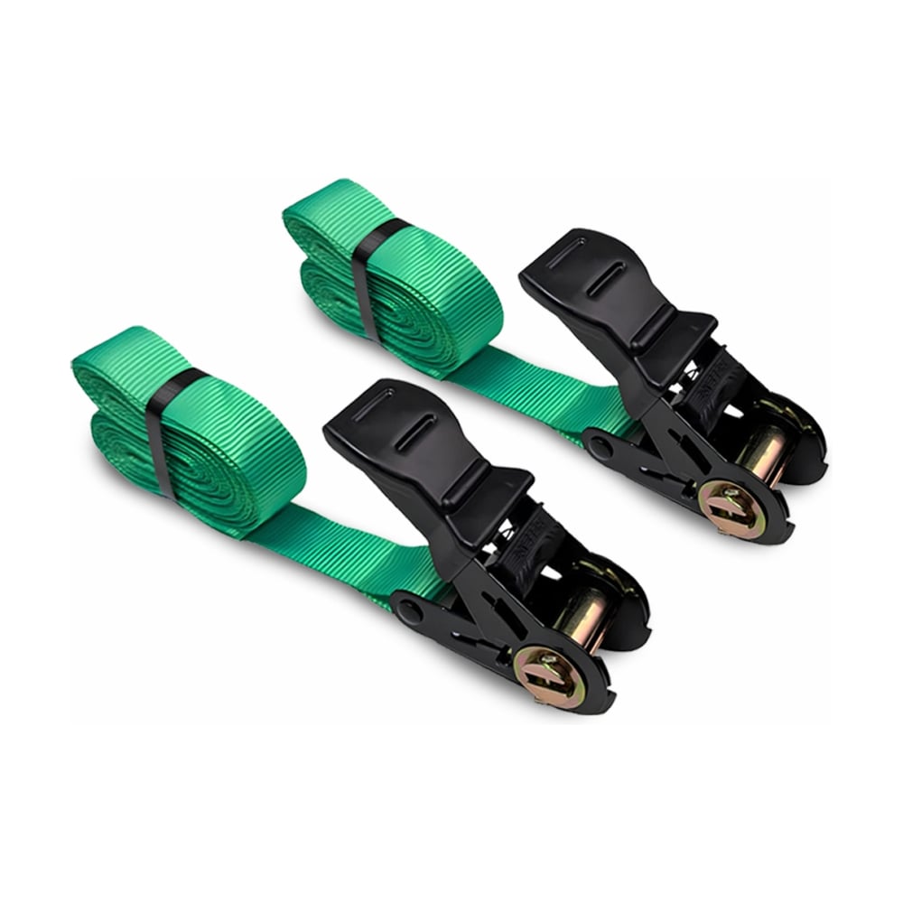 Изображение товара Комплект ремней стяжных HITCH с храповым механизмом 2 шт 25 мм 8 м