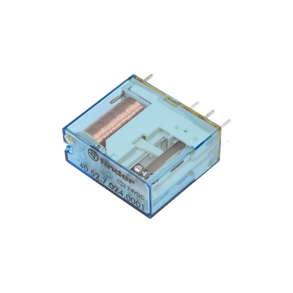 Изображение товара Миниатюрное реле Finder 2 CO 8А, герметичное, 24 В DC, IP20