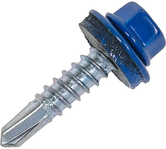 Изображение товара Саморез кровельный по металлу ЦММ ПРЕМИУМ 5,5x25, RAL 5005, 250 шт 0Т-00016758