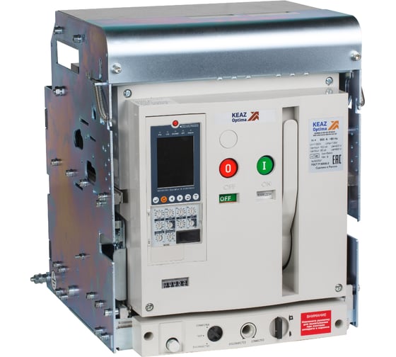 Изображение товара Выключатель автоматический КЭАЗ OptiMat A-2500-S4-3P-100-D-MR8.0-BH-C2200-M2-P01-S1-03 333366