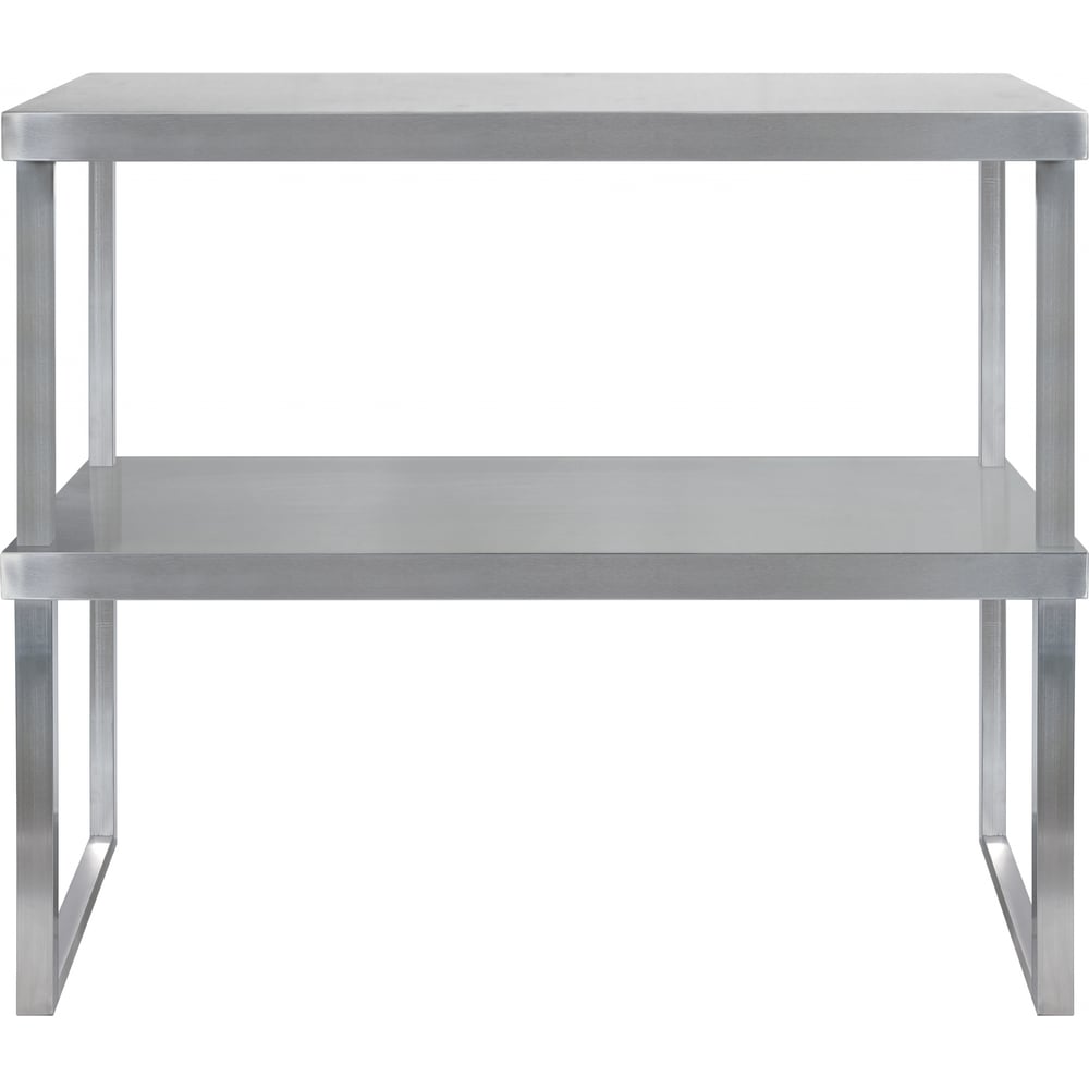 Изображение товара Настольная 2-х ярусная полка Luxstahl ПН2 12/3 мко1017 из нержавеющей стали