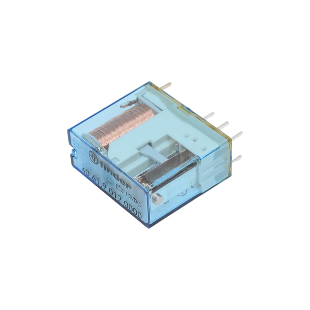 Изображение товара Миниатюрное реле Finder 1 перекидной контакт 16А 12В DC 406190120000