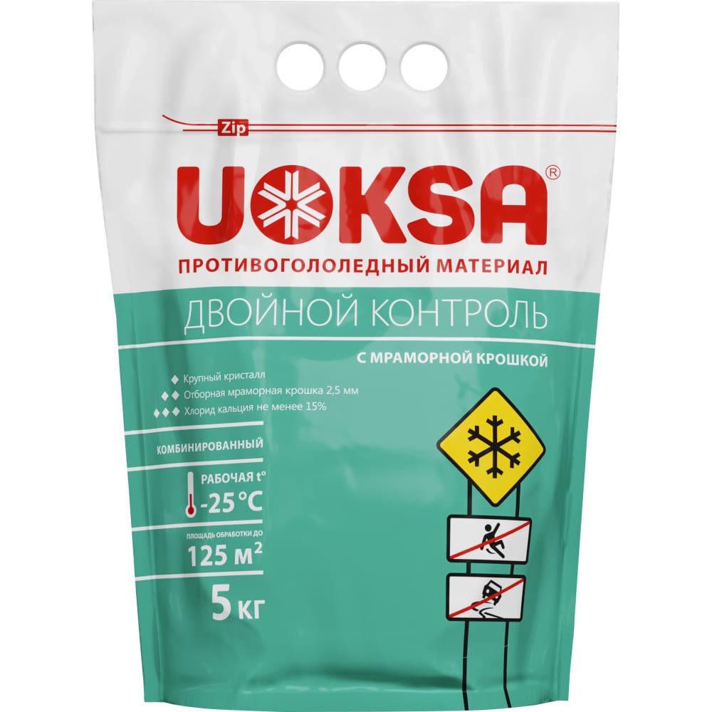 Противогололедный материал UOKSA противогололедное средство rockmelt universal с добавлением мраморной крошки 7 кг ведро