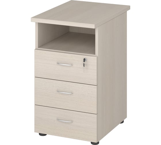 Изображение товара Тумба стационарная Комфорт-Питер с замком 430 Дуб Шамони светлый Р20.18.430