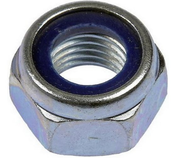 Изображение товара Гайка с нейлоновой вставкой КОСТИНСТРОЙ М4, DIN985, оцинкованная сталь, 800шт 34981