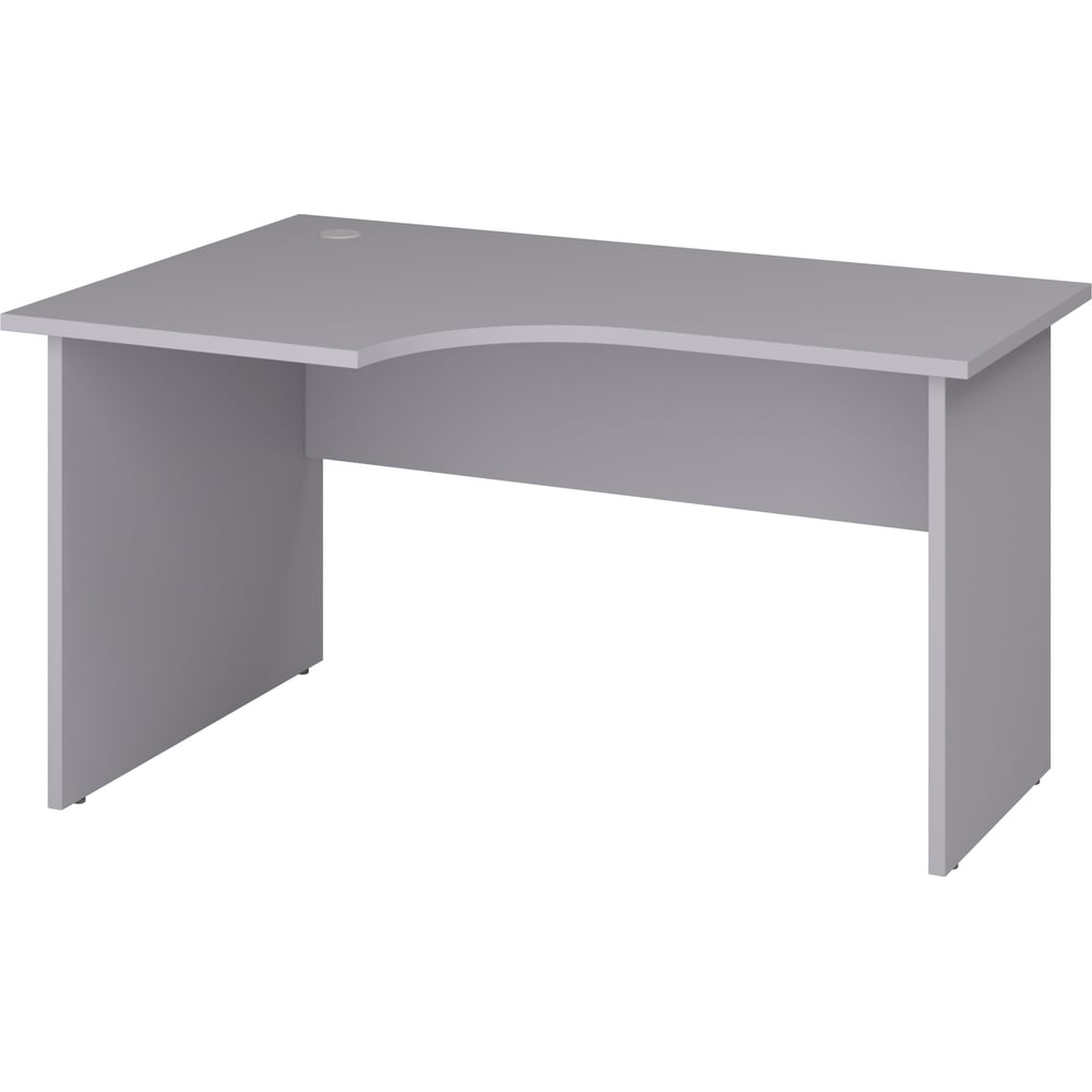 Изображение товара Письменный стол Комфорт-Питер левый 030 серый классический с угловой формой