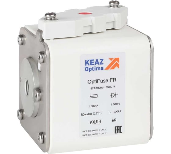 Изображение товара Предохранитель КЭАЗ OptiFuse FR-S73-1000V-1000A-TF 345922