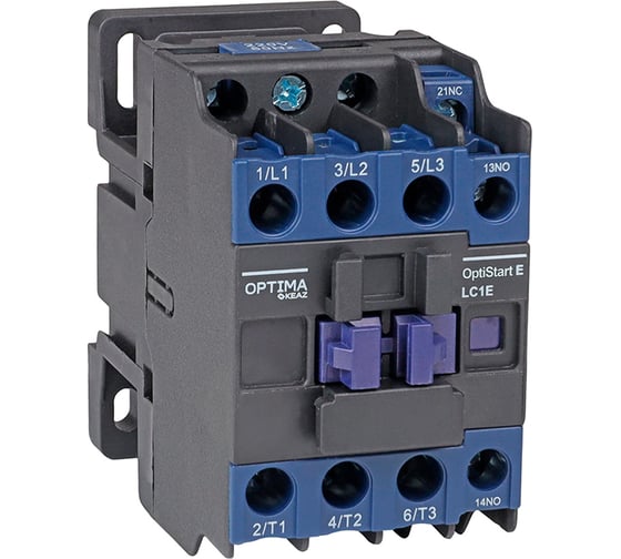 Изображение товара Контактор КЭАЗ OptiStart E LC1E12M5-12A-1NO+1NC-220AC 367523