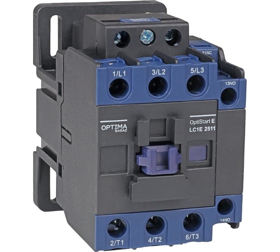 Изображение товара Контактор КЭАЗ OptiStart E LC1E25M5-25A-1NO+1NC-220AC 367541