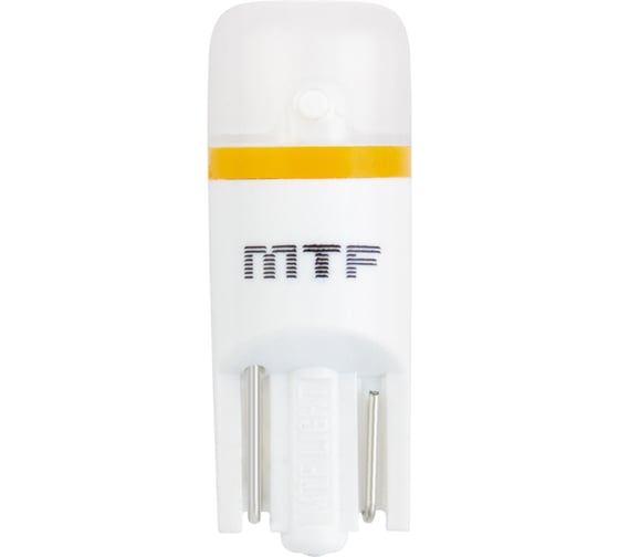 Изображение товара Светодиодная автолампа MTF Light W5W/T10, 12В, 1Вт, 4000К(теп бел свет), линза матовая, Тайвань, 2шт W5W40PT