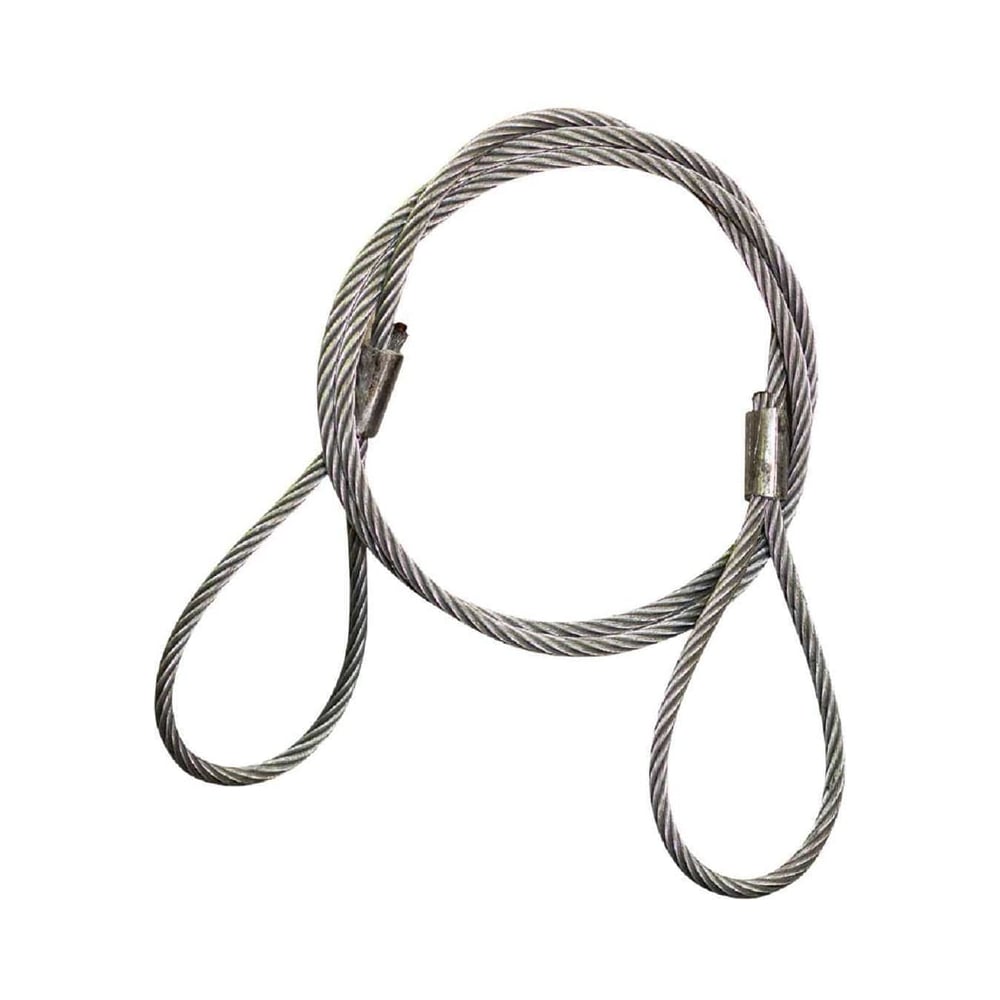 Изображение товара Трос буксировочный Надежный 31 мм 6 м стальной канат с втулкой Premium