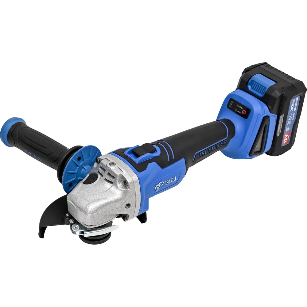Изображение товара Аккумуляторная углошлифмашина BULL CSG 1812 R Xcase бесщеточная 125 мм профессиональный инструмент