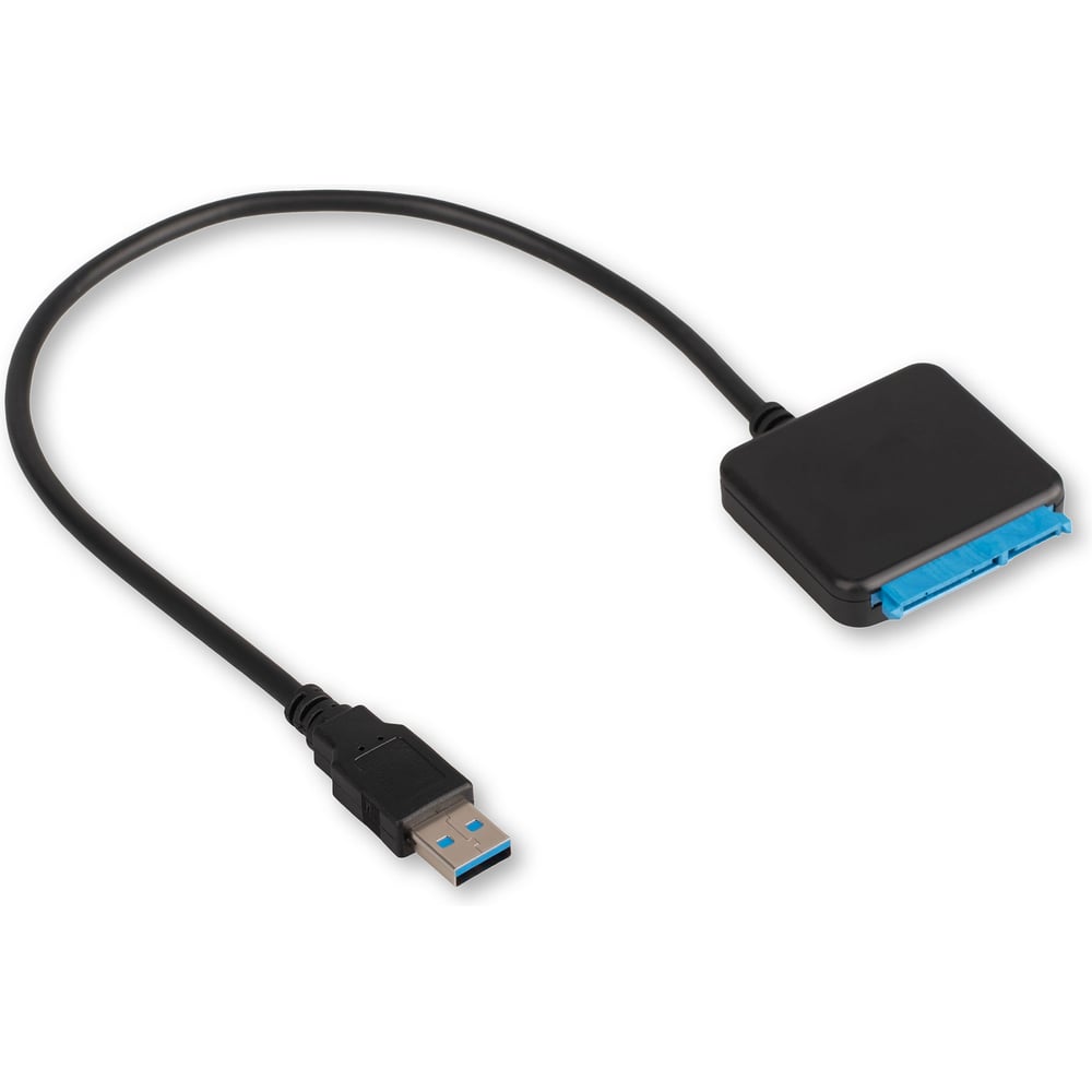 Изображение товара Адаптер USB3.2 Gen1 на SATA для HDD SSD 2.5/3.5 дюйма с доп. питанием 12V 2A Cablexpert