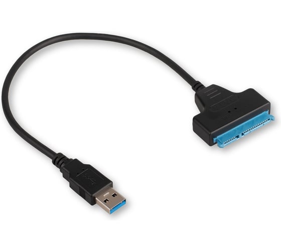 Изображение товара Адаптер Cablexpert USB3.2 Gen1 на SATA 2.5 HDD/SSD, Sata3, 5 Гбит/с, длина 0.3м, пакет A-USB3-SATA3-2.5