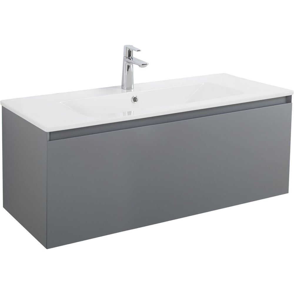 Изображение товара Подвесная база под раковину с ящиком Art&Max LATINA серый матовый