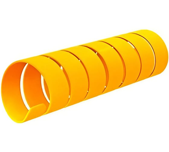 Изображение товара Спираль защитная пластиковая для шлангов TITAN LOCK тип СП, 25мм, желтый, TLDSP25-Y_5
