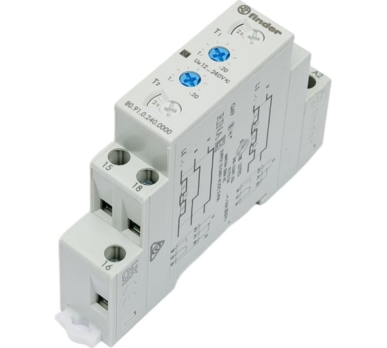 Изображение товара Модульное реле времени Finder, асимметричный повтор цикла, li, асимметричный повтор, 809102400000