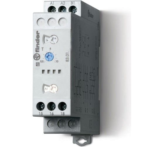 Изображение товара Модульный многофункциональный таймер Finder функц: Ai, Di, gi, sW, be, ce, De, WD, 1 CO конт, 830102400000