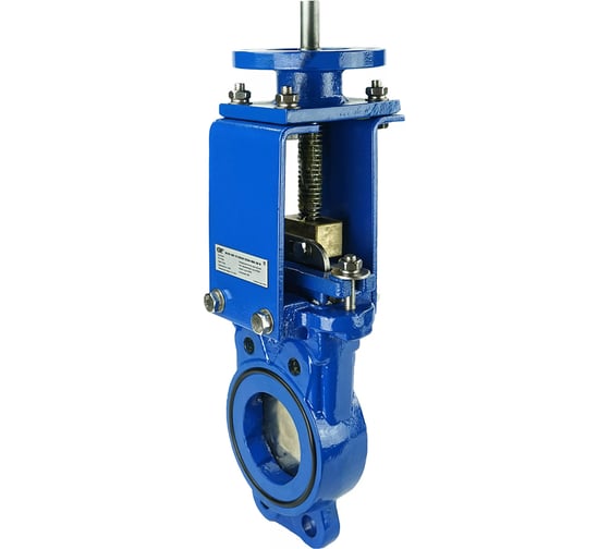 Изображение товара Задвижка шиберная DN.ru GGG40-SS304-NBR-2W-ISO Ду80 Ру16, голый шток, ISO-фланец D040-03154