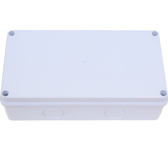 Изображение товара Разветвительная коробка STEKKER EBX31-03-65, 8 выбивных отверстий, IP65, светло-серая 39560